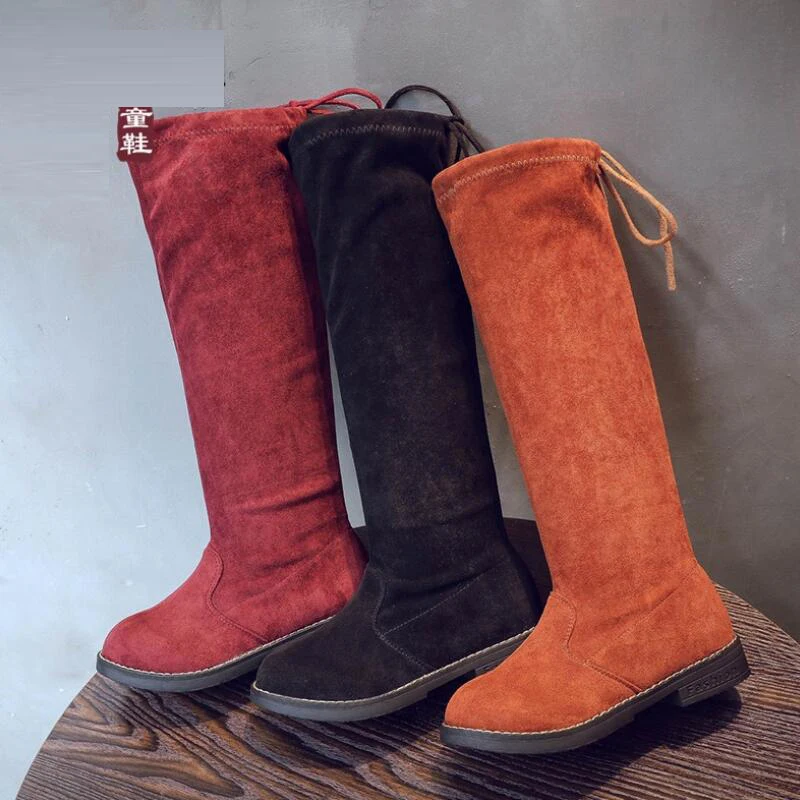 

Children Over Knee Boots Girl Shoes Knee Fashion Children Boots 2018 Autumn And Winter Princess Girls Students Mama Shoes