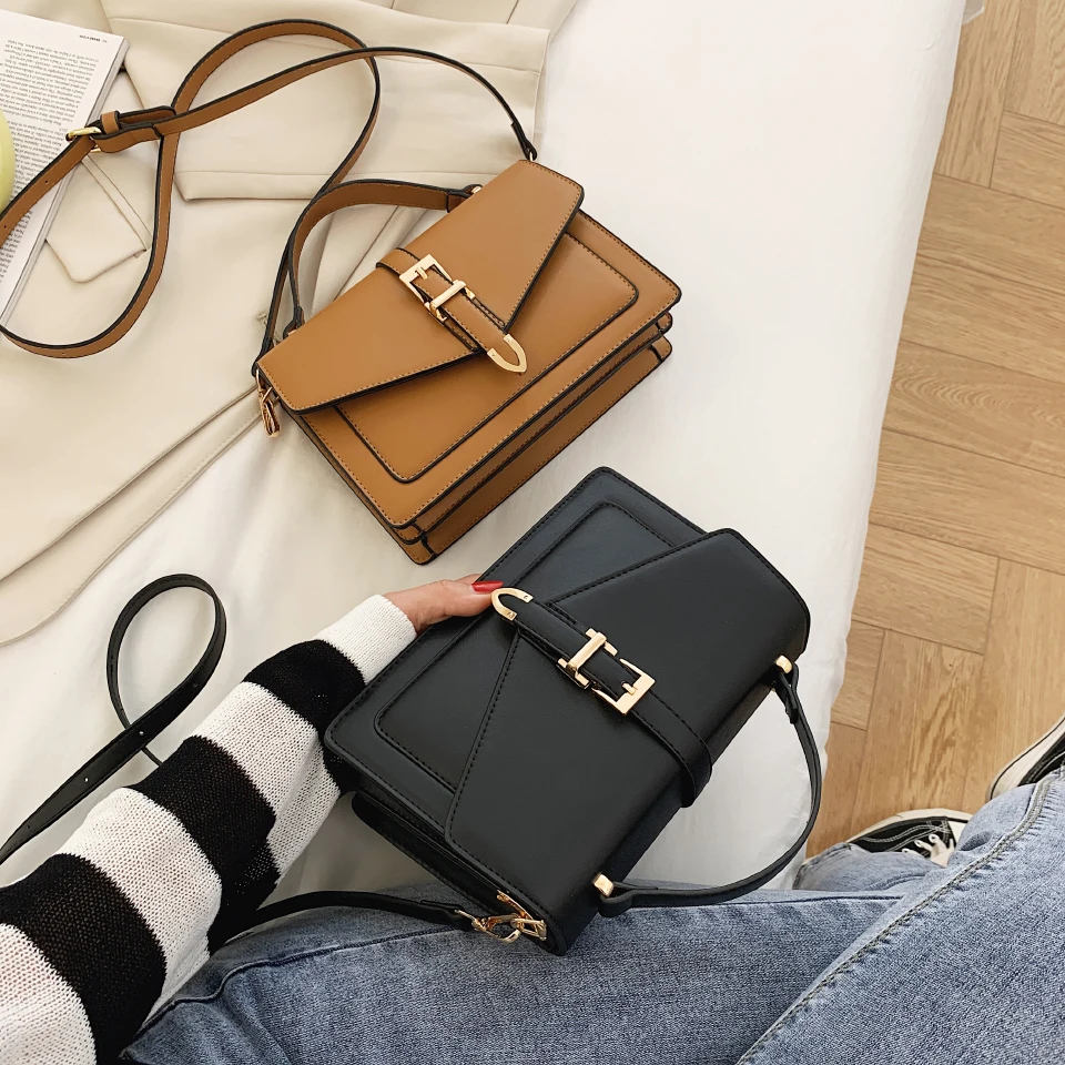 

Ceavni сумки-слинги для подмышек, однотонные женские Сумки из искусственной кожи на плечо, простые сумки-мессенджеры на плечо для женщин 2021