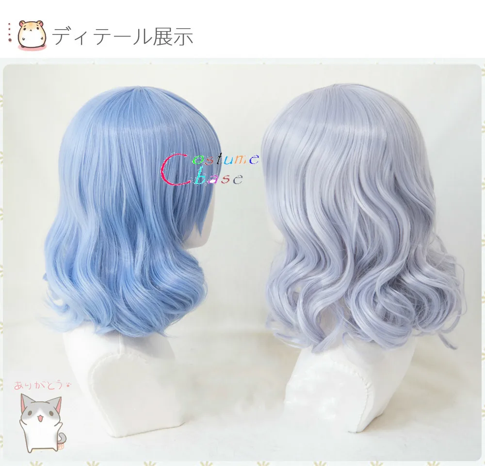 Эра Ремилия проект Touhou косплей вьющиеся термостойкие синтетические волосы