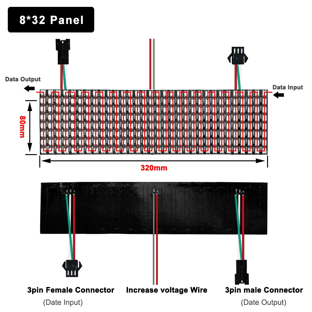 DC5V WS2812/WS2812B цифровой гибкие индивидуально адресуемых Панель для рождественской