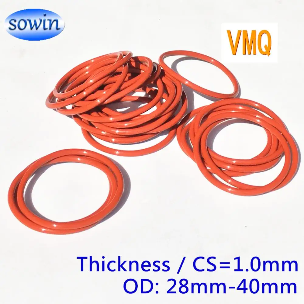 Красные силиконовые уплотнительные кольца нетоксичные прокладки CS 1 0