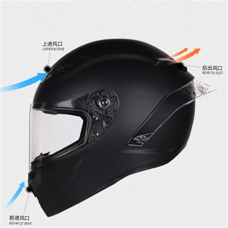 New Arrive Motorcycle Helmet High Quality Full Face Off Road Racing Helmet Casco Moto Capacete 0700e  Gloss White S To Xxl enlarge