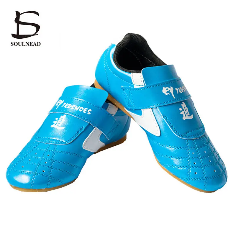 Синяя обувь для тхэквондо мужские кроссовки тренажерного зала взрослых и детей