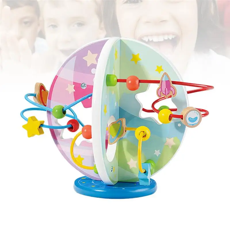 1 шт. деревянная обучающая планета познавательное образование мультяшный