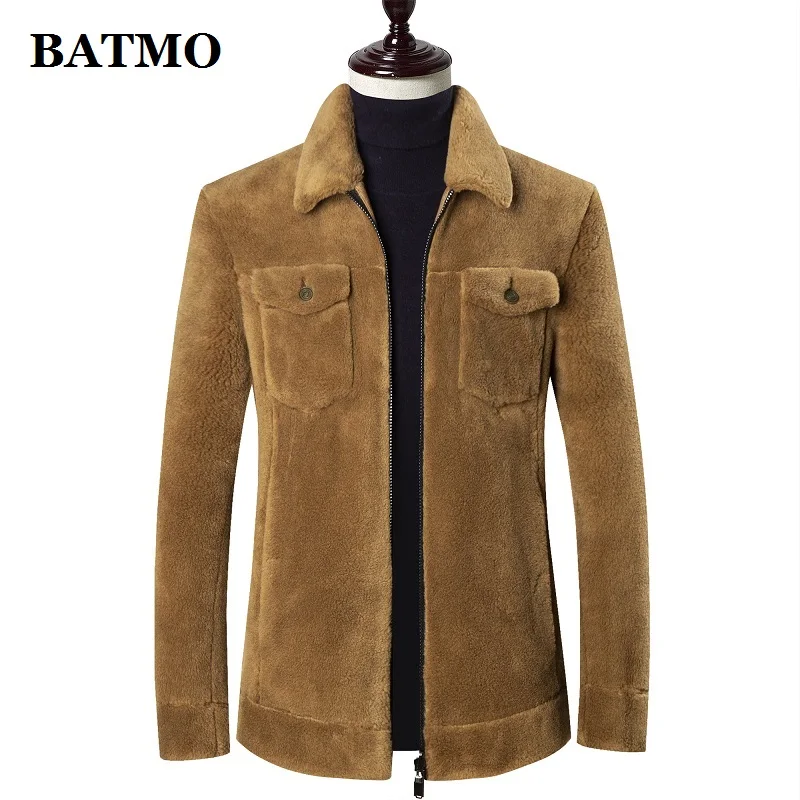 Мужские шерстяные куртки BATMO мужские повседневные зимние и осенние пальто