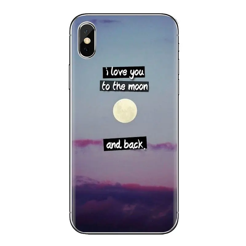 I Love You To The Moon And Back Art чехлы из термопластичного полиуретана для iPod Touch Apple iPhone 11 Pro 4