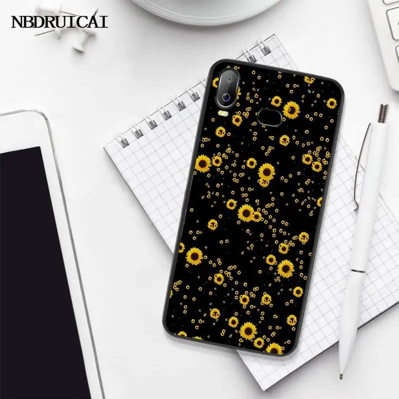 

NBDRUICAI Yellow sunflower Customer High Quality Phone Case For Samsung A10 A20 A30 A40 A50 A70 A71 A51 A6 A8 2018