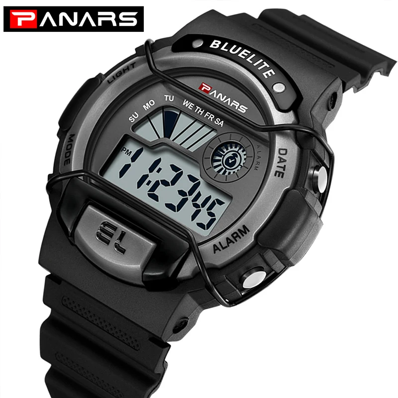 Men's Wrist Watch Luxury LED Alarm Digital Watches Mens Wristwatch Waterproof Casual Sport Watch For Men Clock relogio masculin