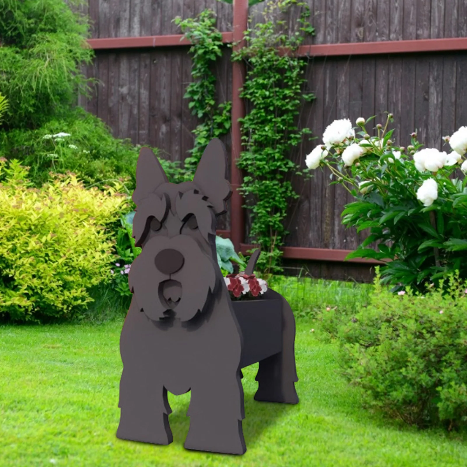 

Doggy Shape Decorative Flower Pot Animal Succulent Plant Pots Cute Dog Potted Creative Personality Balcony Courtyard Decoration