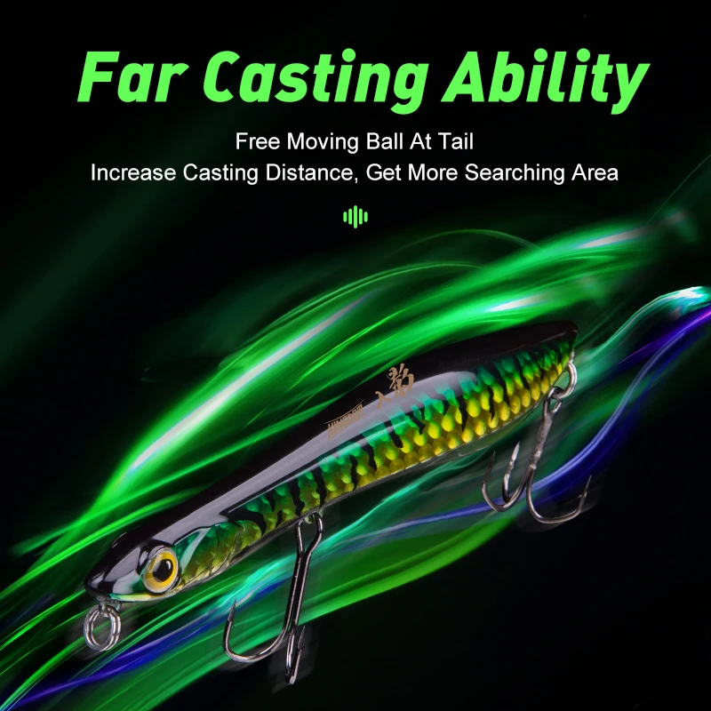 Kingdom Floating Pencil Fishing Lures 95mm 110mm Sinking Hard Lure for Long Casting Fish Lure Bait Floats for Pike Fishing Lure