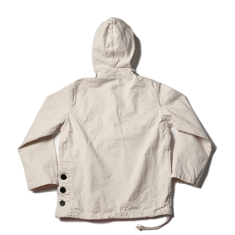 Винтажный Bronson 1930s USN Dungaree Smock Submariner пуловер парка свободная посадка