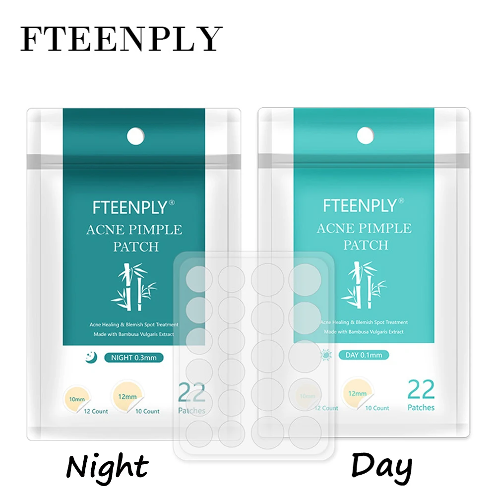 

22Pcs Invisible Acne Removal Pimple Patch Absorb Acne Secretions Effectively Acne Patches Fast Healing Day And Night Face Care