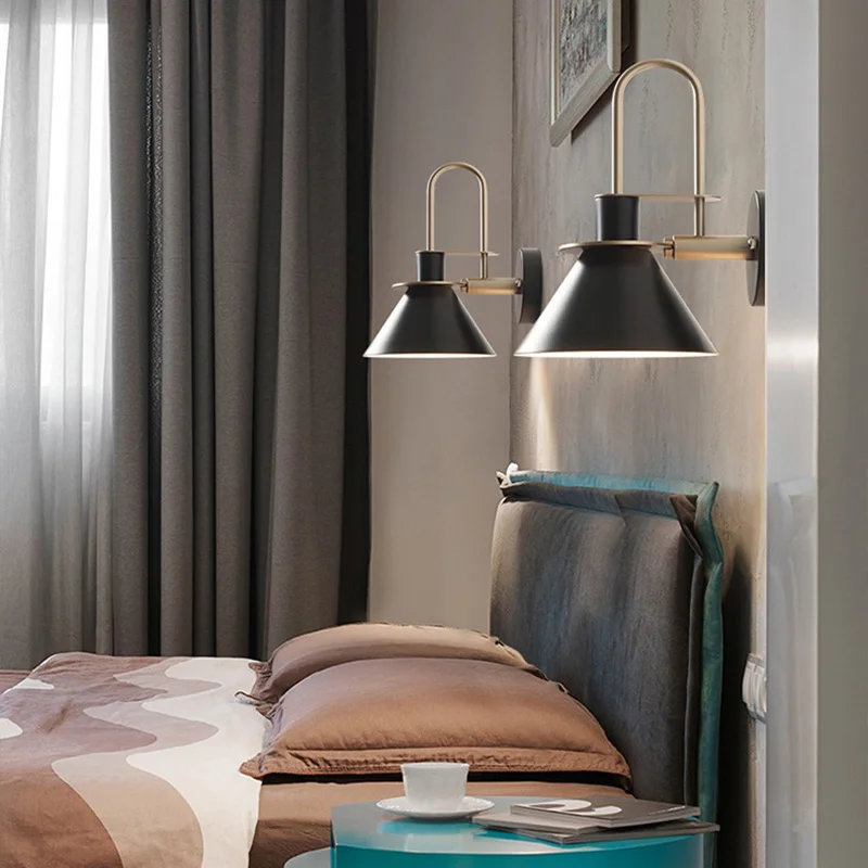 Настенный светильник современная спальня прикроватное освещение декоративная