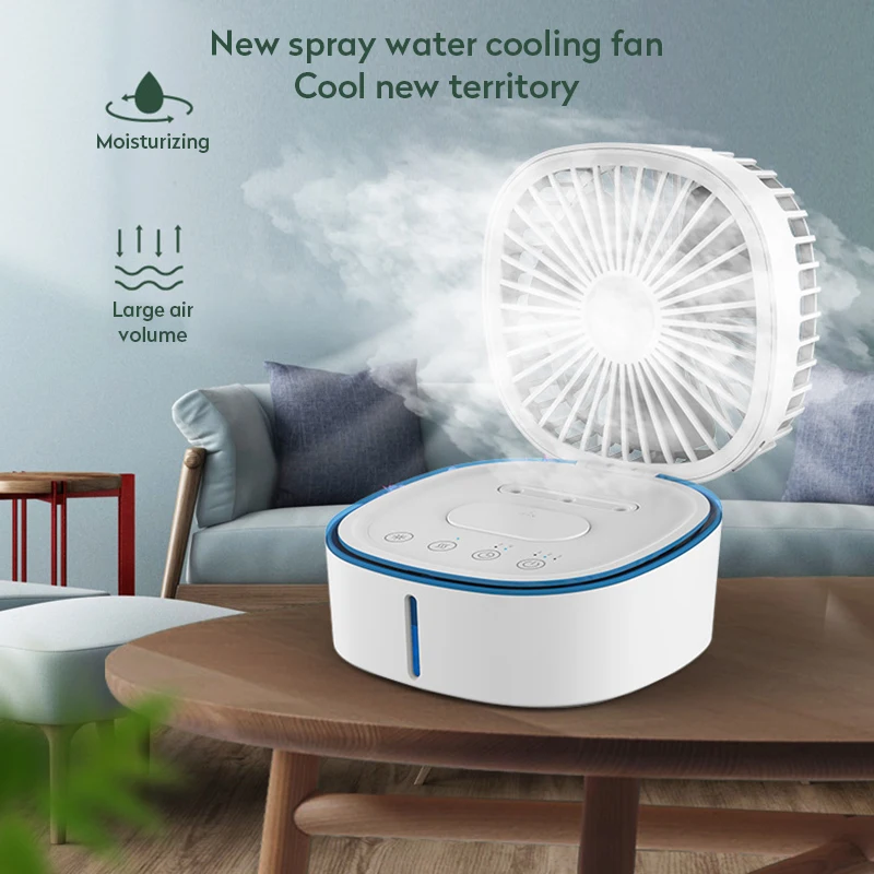 Складной вентилятор охлаждения воды увлажнитель воздуха кондиционер