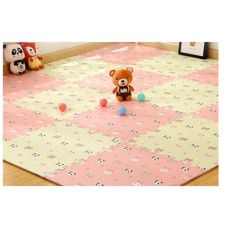 EVA вспененный прошитый детский игровой коврик 60*60*1 2 см детские игрушки