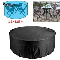 2 sizes round cover waterproof outdoor patio garden furniture covers rain snow chair covers for sofa table chair dust proof cove