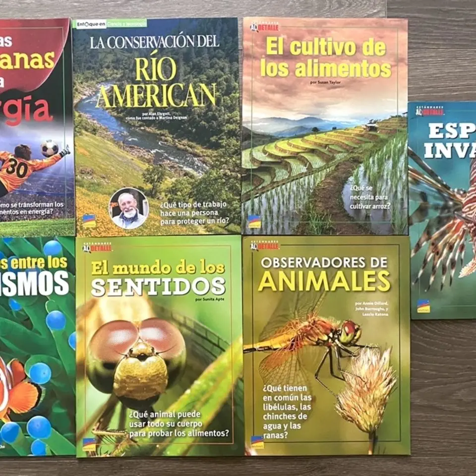 

7 Volumes Of Spanish Children'S Encyclopedia Knowledge Reading Book Children stories in spanish libros en español para leer
