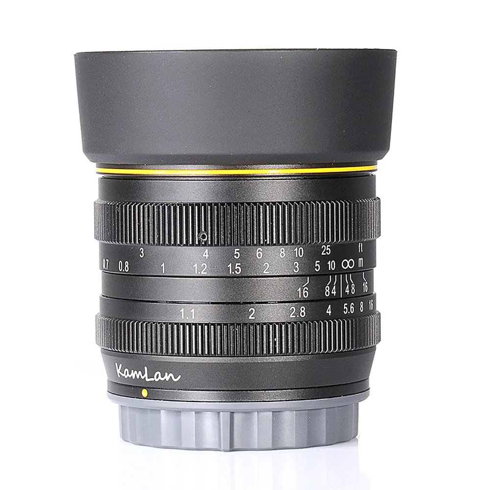 Новый стиль Kamlan 50mm F1.1 APS C супер Большая диафрагма ручной фокус объектив для Fujifilm FX