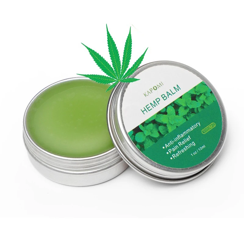 

CBD Oil Natural Hemp Extract Balm Cream for Anti-Inflammation Pain Relief Refreshing Hemp Flower Biomass Body Herbal Treatment