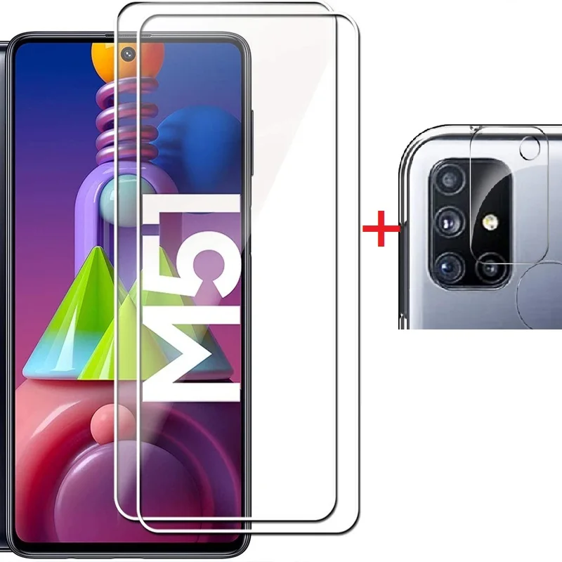

Защитное стекло для экрана и камеры samsung Galaxy M51, M51