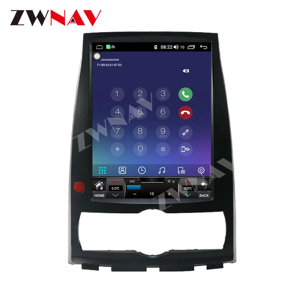 Автомобильное радио GPS-навигации с сенсорным экраном Carplay Android 9.0 и видео-мультимедийным плеером для Hyundai Rohens Genesis Coupe 2008-2015.