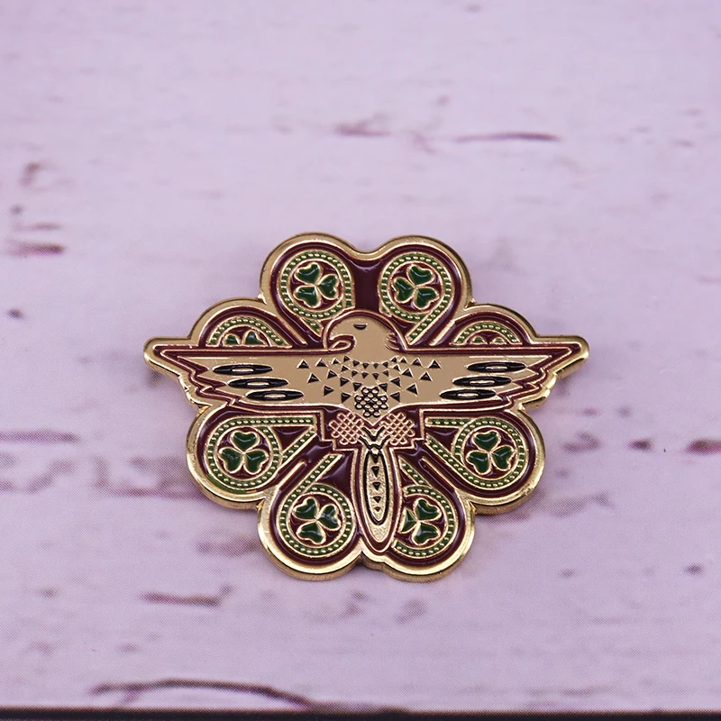 Эмалированная брошь на лацкан в стиле школы фантастических животных|Броши| |