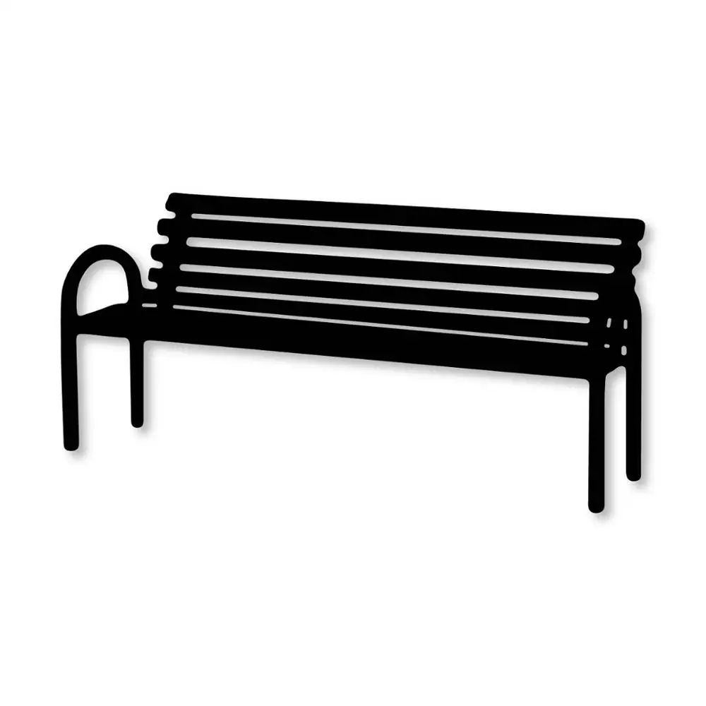 ForeWan металлические режущие штампы парк отдыха скамейка рамка для скрапбукинга