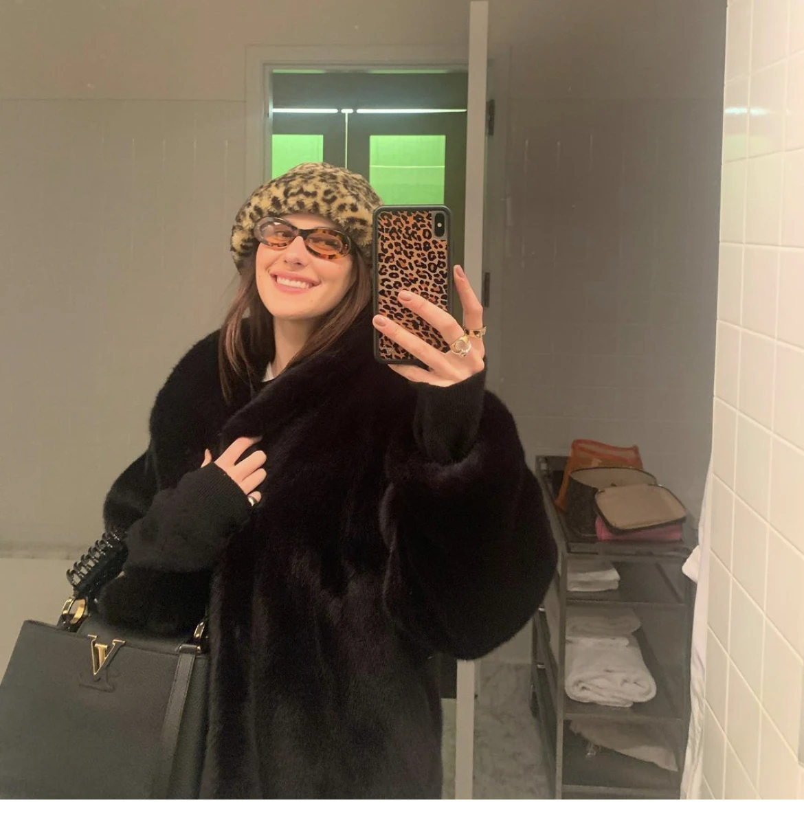 

Mid-length fur coat
