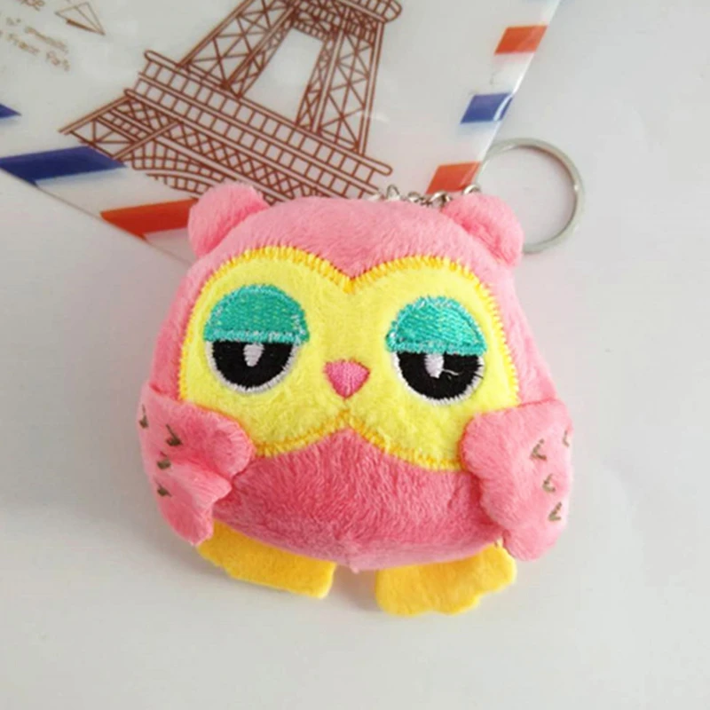 10 см мультяшная милая сова плюшевая подвеска искусственная игрушка украшения