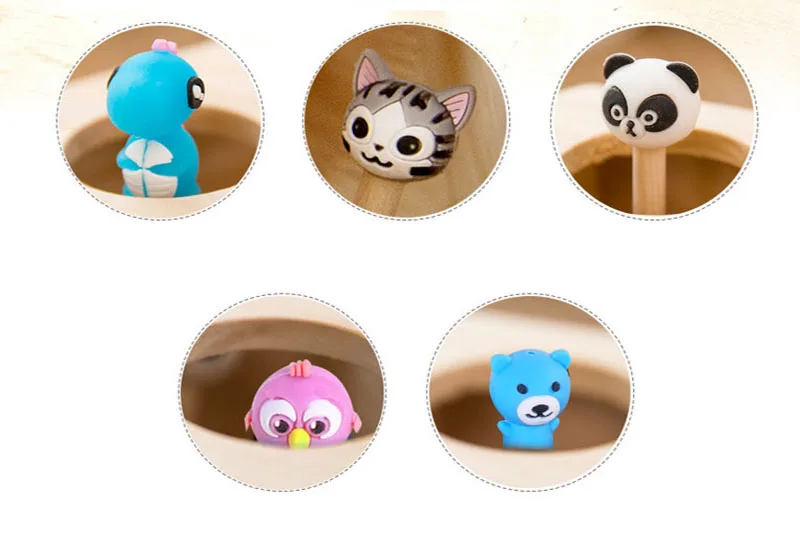 HIPET интерактивные деревянные игрушки для кошек, забавные игрушки для кошек, игрушки для кошек, обучающие игрушки для кошек с 3/5 отверстиями