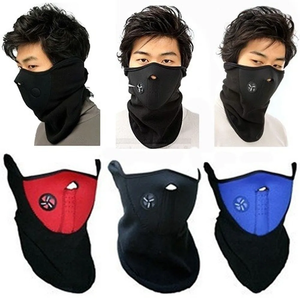 

Bandana Airsoft Warm Fleece Half Face Mask Cover Face Hood Protection Cycling Ski Sports Outdoor Winter Neck Guard Scarf Warm
