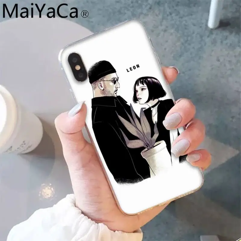 

MaiYaCa leon Custom Soft Phone Case for iPhone 12 8 7 6 6S Plus X XS MAX 5 5S SE XR 12 11 pro promax
