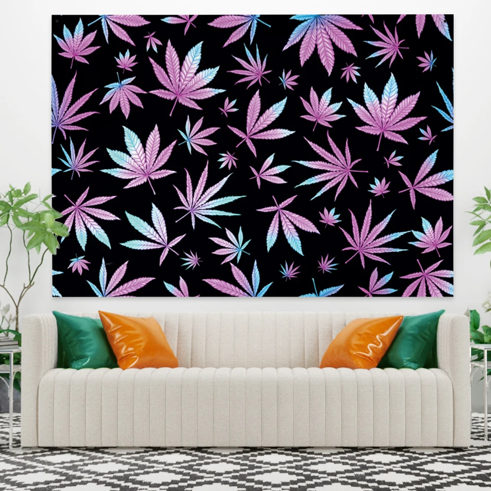 

Гобелен Laeacco для гостиной, спальни, Настенный декор, настенный гобелен с принтом растений и листьев, пляжное полотенце, подстилка, коврик для...