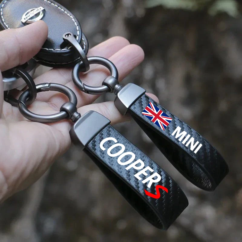 

Car Accessories Key chain keyrings Keychain Gentleman Keyring For Mini Cooper One S JCW R55 R56 R50 R53 R60 F55 F56 Countryman
