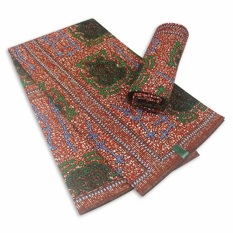 

African Ankara Fabric Original High Quality pagne Wax Print Fabric Printing 100%Cotton African Nigerian Real pagne Wax Dress F42