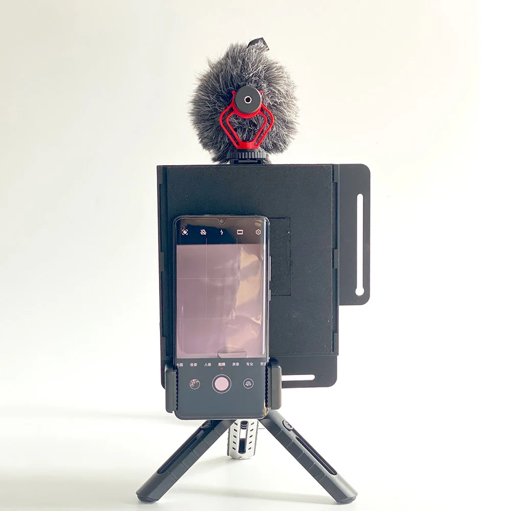 Портативный мини смартфон Prompter Teleprompter для youtube видео vlog интервью речи DSLR камер