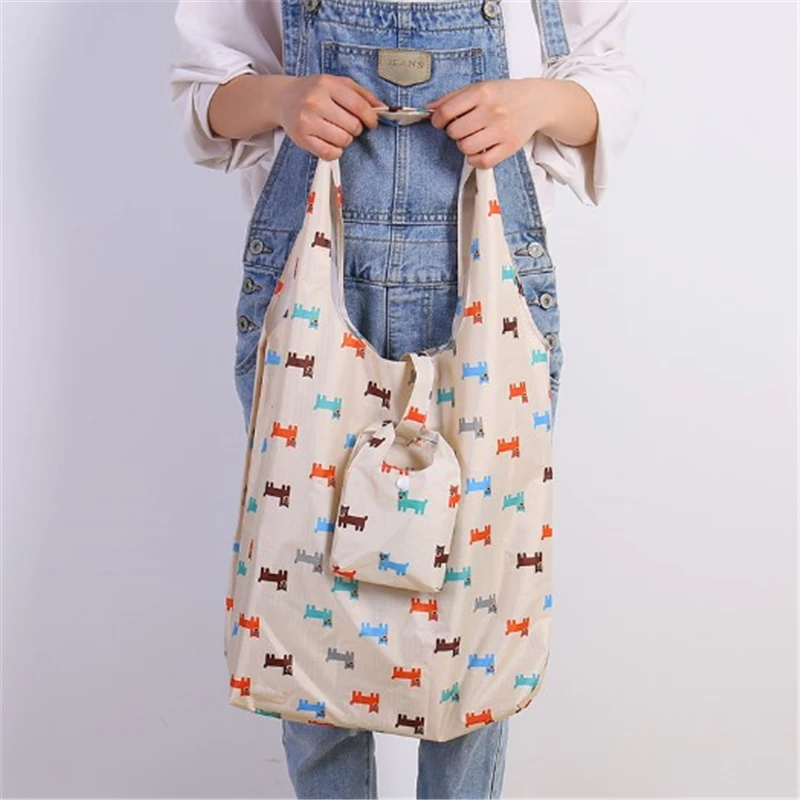 Многоразовые сумки для покупок в волшебном стиле Женская Складная Сумка тоут