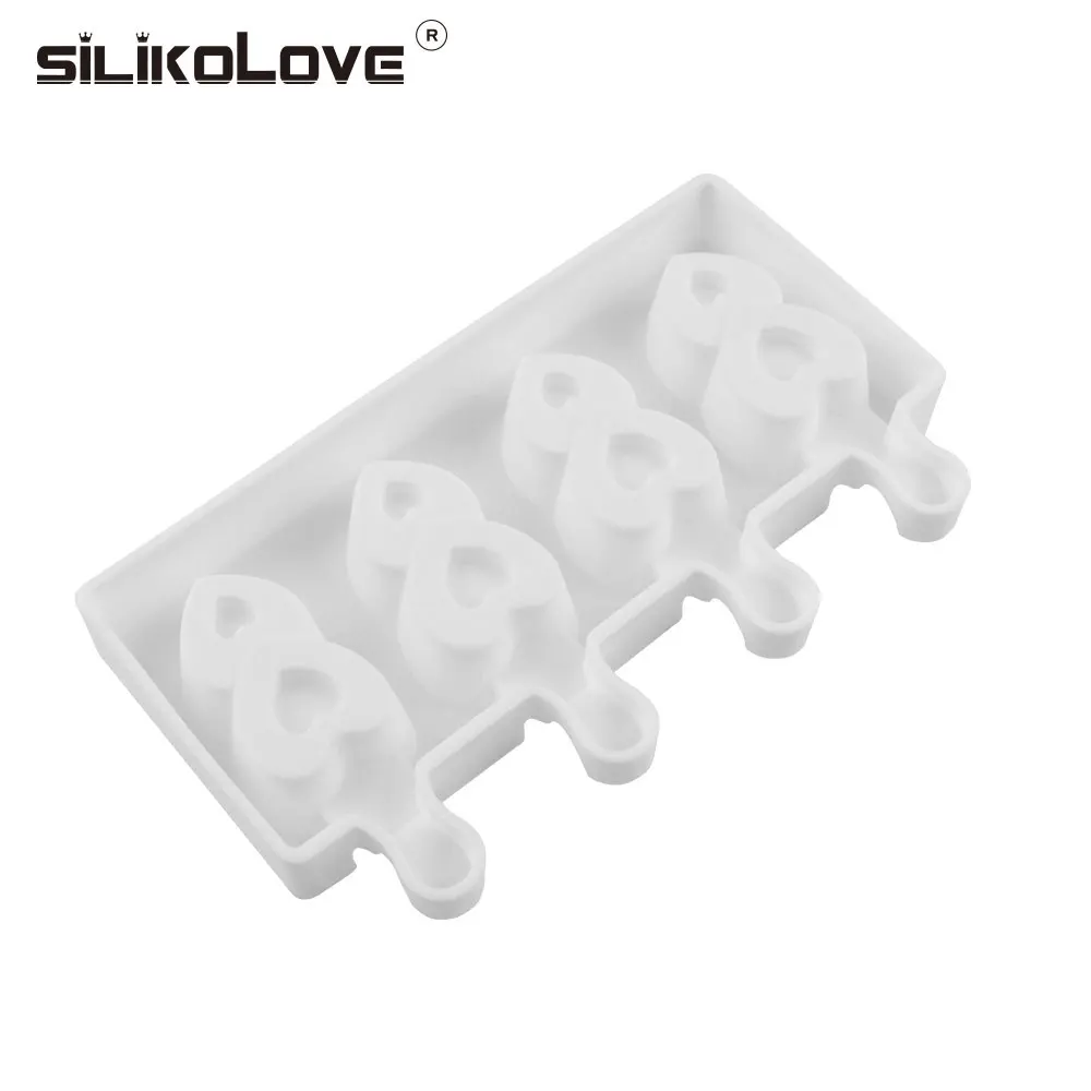 Силиконовые Формочки Для Мороженого SILIKOLOVE с 4 ячейками Детские формочки для