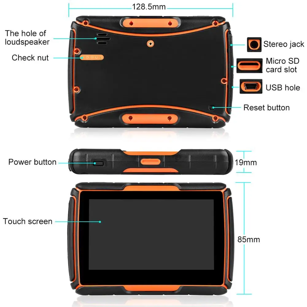 Fodsports GPS навигатор для мотоцикла HD DVR Android система WIFI Bluetooth 4 3 дюйма TFT сенсорный