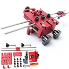 Направляющая для сверления штифтов 3 в 1, регулируемая направляющая для сверления отверстий в мебели быстрое соединение