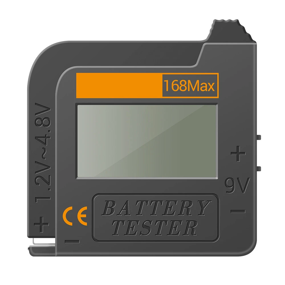 

Battery Tester Voltage Tester Checker AA/AAA/C/D/9V/1.5V General Button Battery Lithium Battery Capacitance Diagnostic Tool