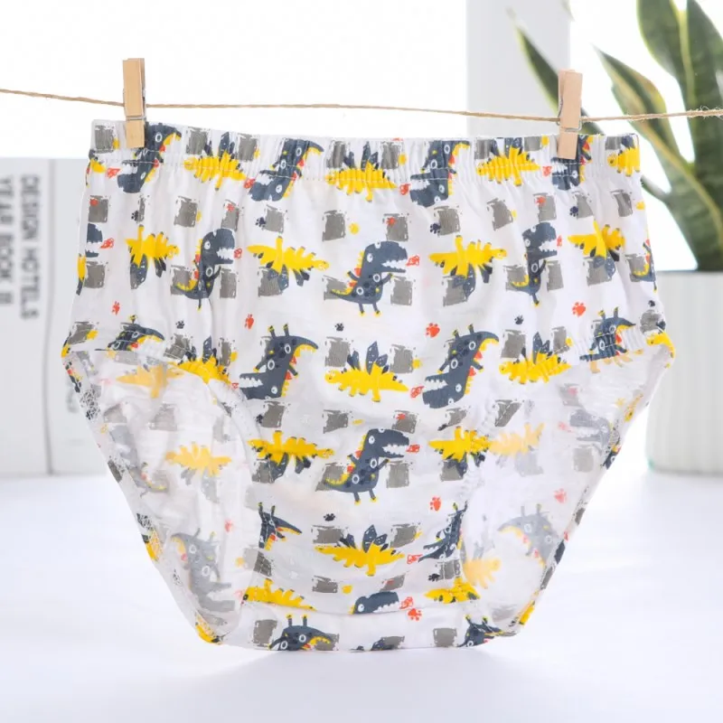 5 шт. / Лот нижнее белье для мальчиков мягкие хлопковые трусы детские трусики с