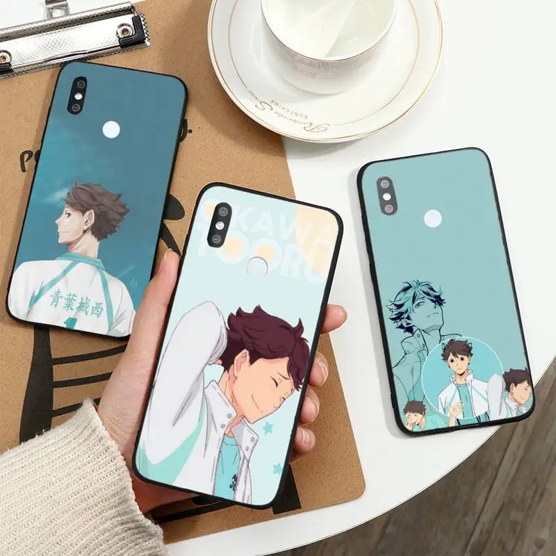 

Krajews Oikawa Tooru Haikyuu anime Phone Case For Xiaomi Redmi note 7 8 9 t max3 s 10 pro lite funda cover coque shell