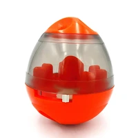 interactive tumbler pet feeder treat ball dog toy for pet increases iq interactive food dispensing ball dog cat slow feed bowl