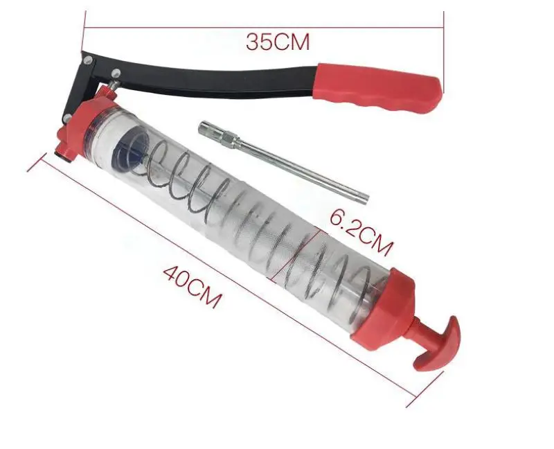 Ручной Масляный шприц 600 куб. См прозрачный для масла Ремонтный комплект смазки