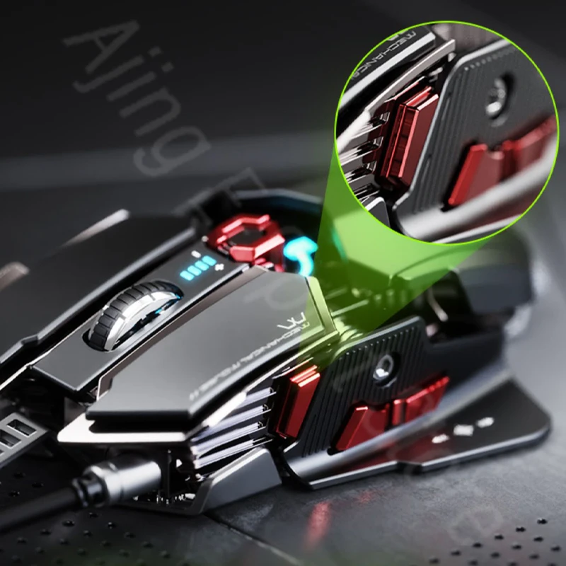 ergonomic gaming mouse computer mice gamer wired laptop usb cable optical adjustable tail mouse professional mouse gamer 7200dpi free global shipping