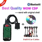 Диагностический сканер vd plus v5.008 R2, с bluetooth-разъемом obd2, для автомобильных грузовиков и автомобильного кабеля на выбор, 2020