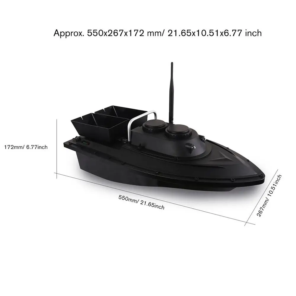 

D11 Smart RC Bait Boat Toys Dual Motor Fish Finder Ship Boat Remote Control 500m Fishing Boats Speedboat Fishing Tool Model Toy