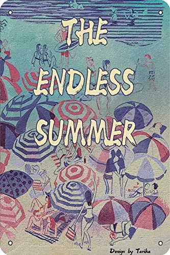

The Endless Summer Beach Summer Iron Poster Painting Tin Sign Vintage Wall Decor for Cafe Bar Pub Home Beer Decoration Crafts