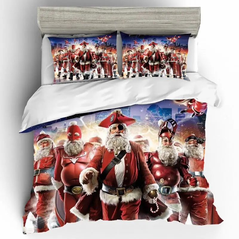 

Home Textiles Bed Linen Set Punk Christmas Quality 3D Couple King Size Luxury Bedding Set Duvets And Linen Sets Bed Linen Cotton